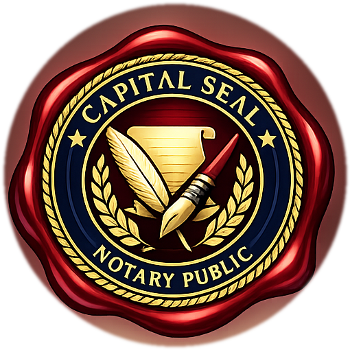 Capital Seal Notary seal